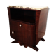 Bedside table in macassar ebony