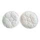 2 Limoges porcelain oyster plates
