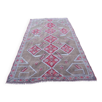 Vintage Turkish Oushak rug 154x243 cm