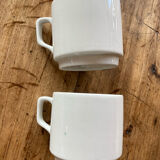 Vintage cups toghana orange flower