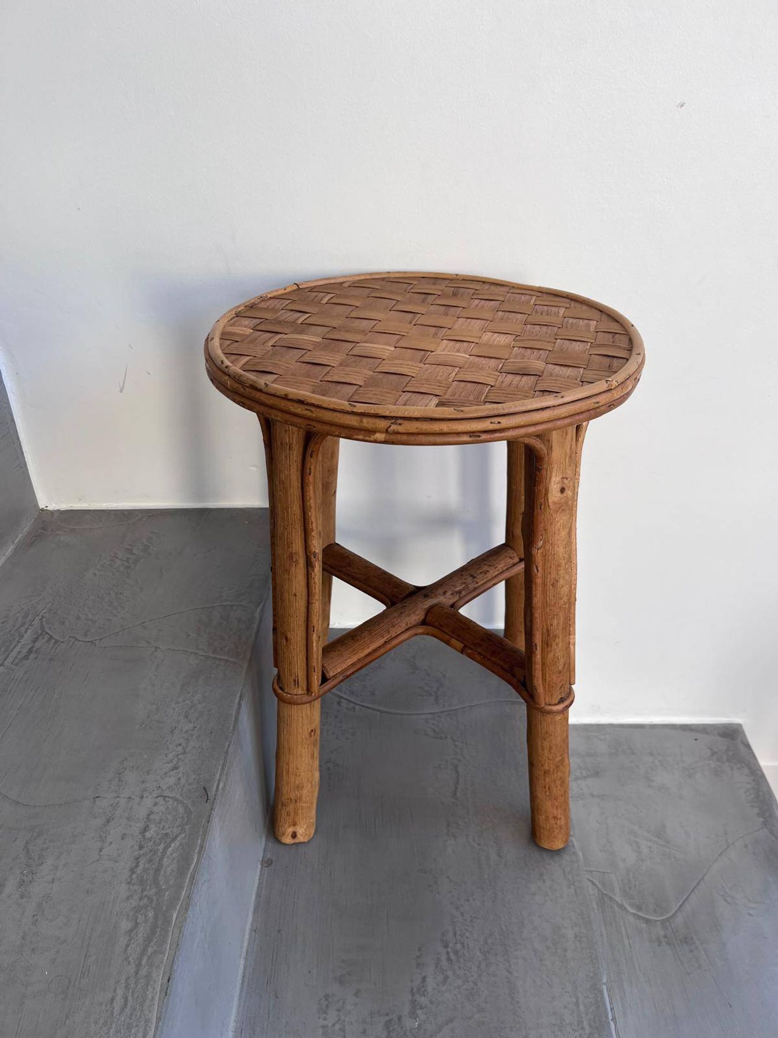 Tabourets rotin