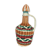 Bouteille scoubidou année 60