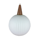 Suspension scandinave opaline teck 1960