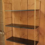 Black metal string shelf, 50s-60s