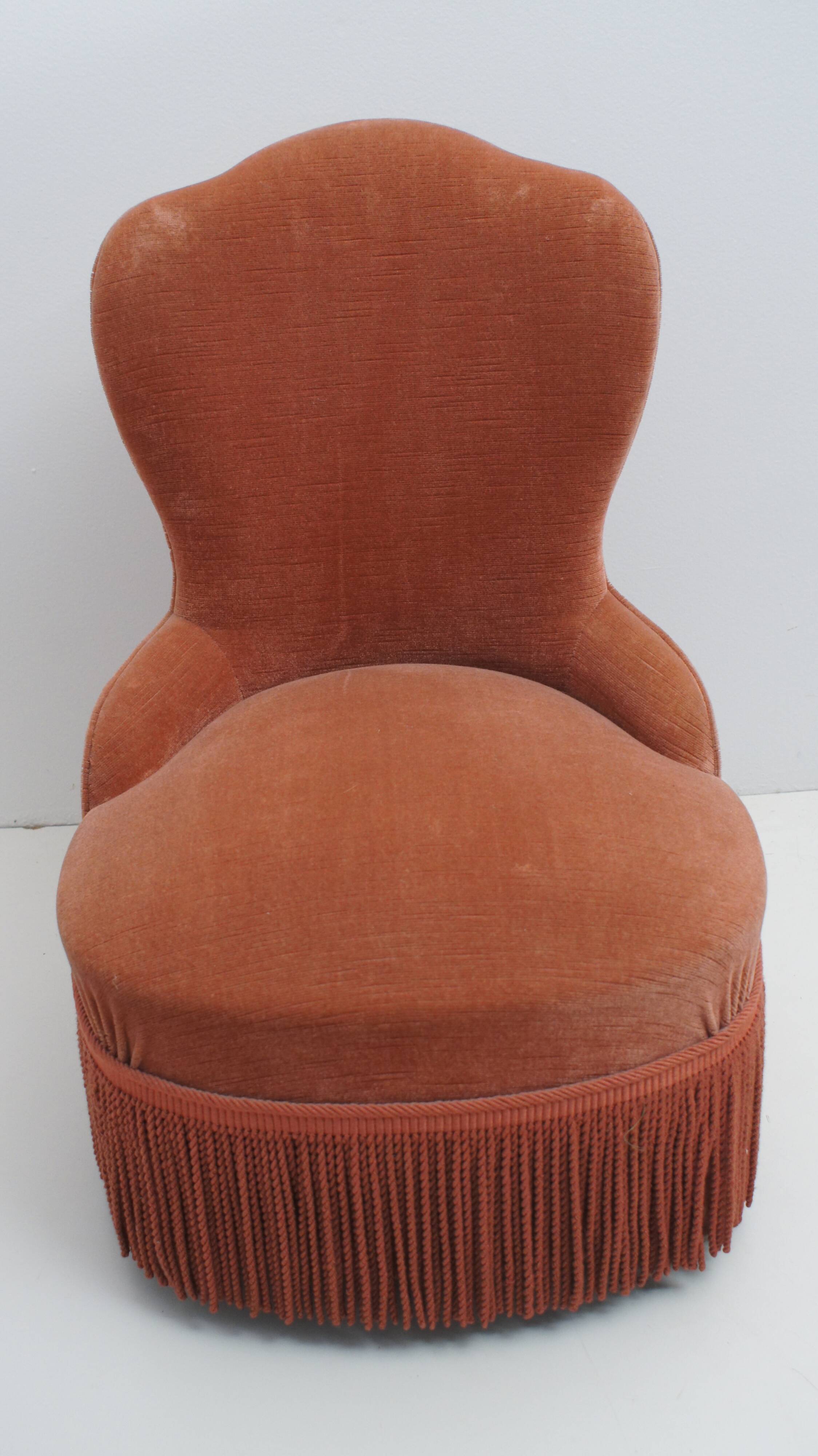 Fauteuil crapaud vintage