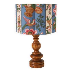 Lampe à poser artisanale - jardin bois