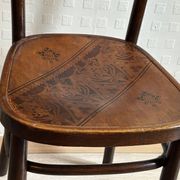 6 antique chairs Jacob & Josef Kohn – Vienna – Decorated bent wood – Style