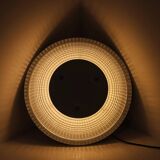 White holophane wall light