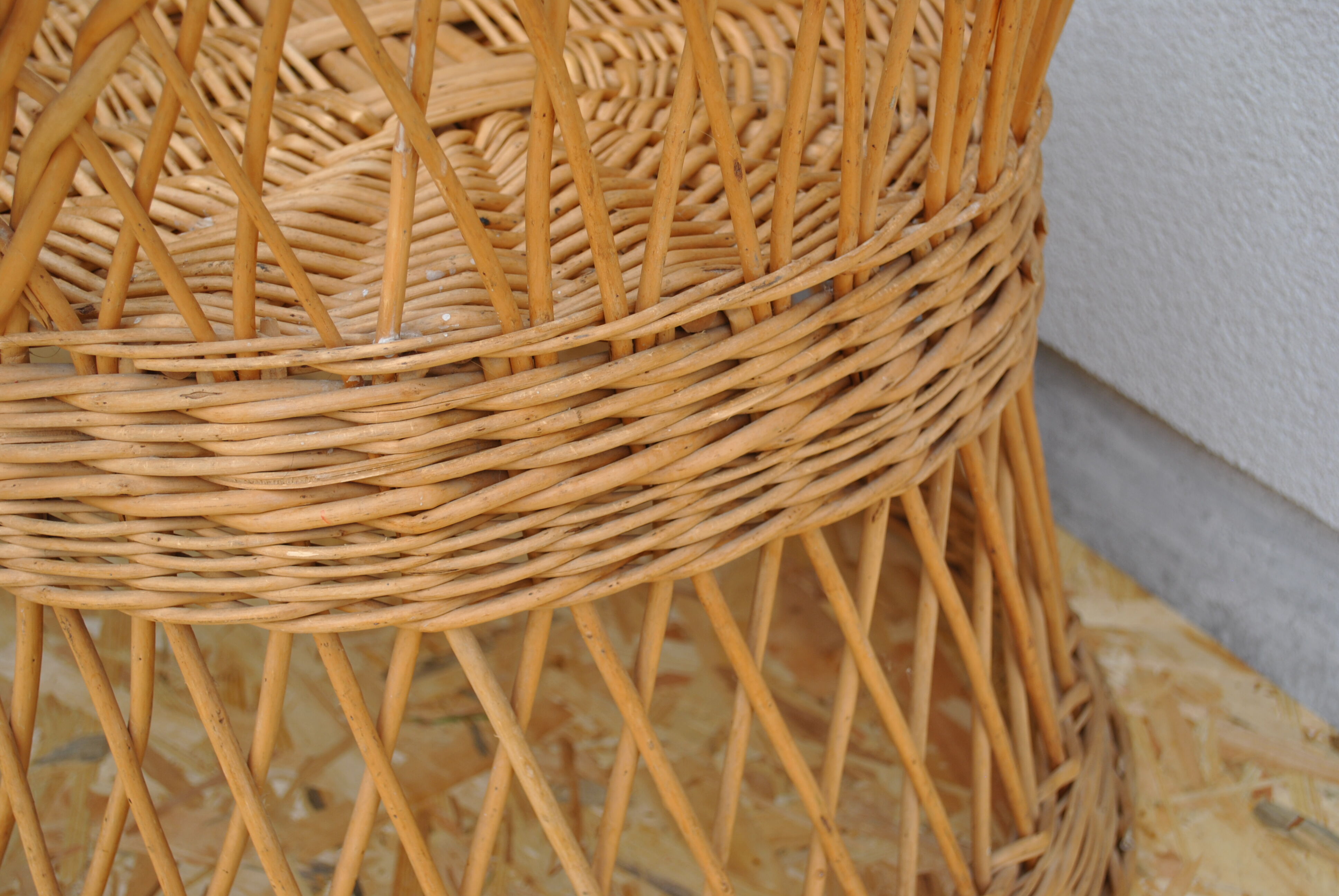 1960 wicker bench
