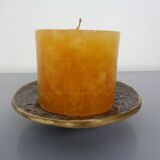 Brutalist Bronze Candleholder, 1960s