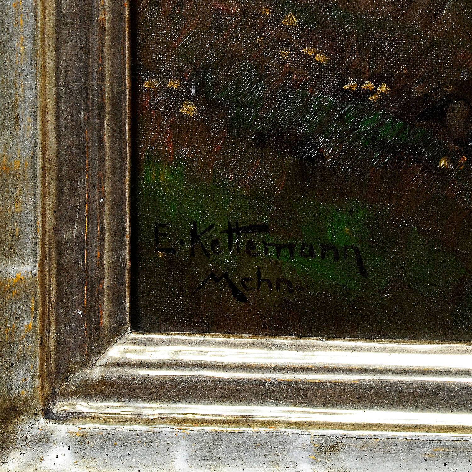 Erwin Kettemann landscape in the Tyrolean Alps, oil on canvas around 1930