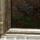 Erwin Kettemann landscape in the Tyrolean Alps, oil on canvas around 1930