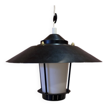 SCANDINAVIAN SUSPENSION METAL AND OPALINE 1950.