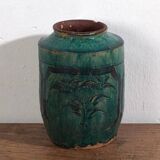Ancient Chinese vase with plant details (c.1820) #11