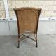 Fauteuil rotin vintage design art deco 1950