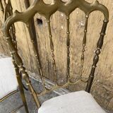 Chaises laiton design