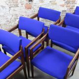 Set of #6 rudolf glatzel diningchairs (armrest). model emt0030