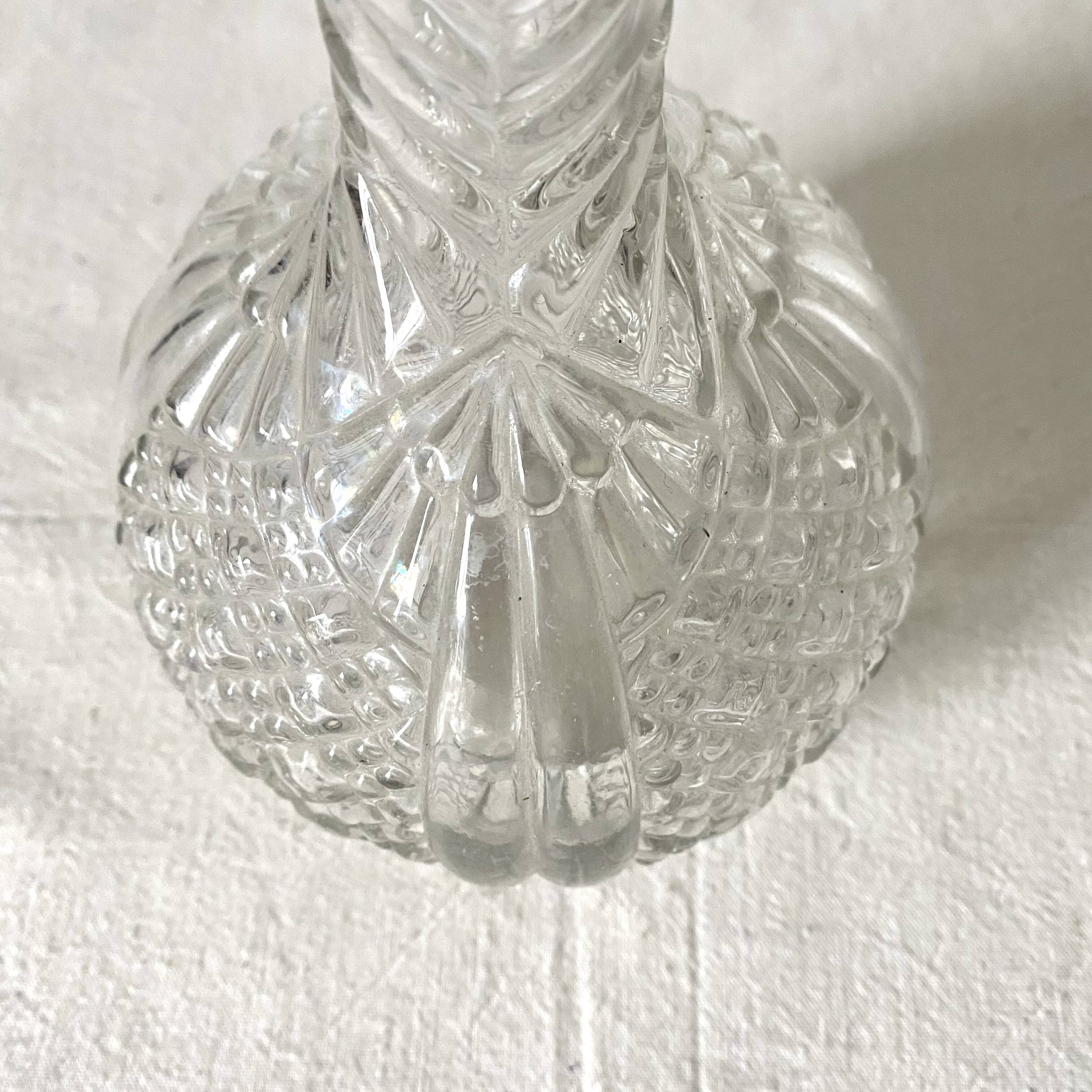 Old glass carafe