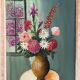Tableau peinture sur toile bouquet de fleurs