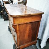 Commode en noyer d'époque Empire