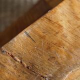 Unique sculptural pedestal armchair by the Finnish Matti Martikka in solid pine, 1960s.