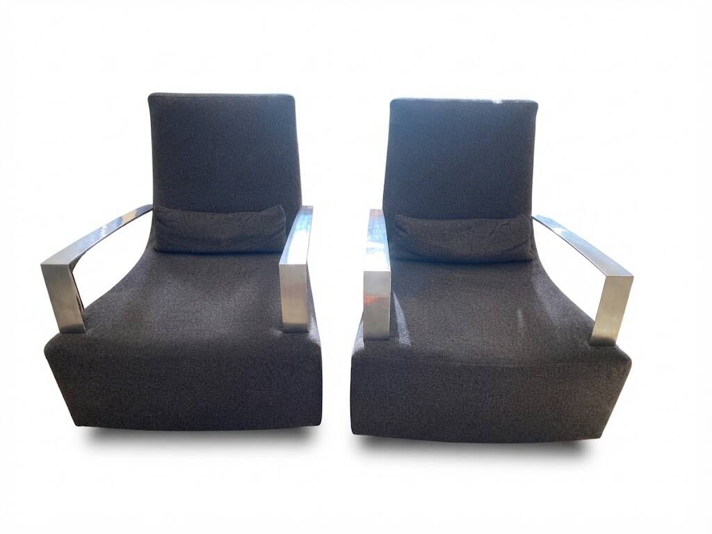 Pair of Neo rocking chairs by Alban-Sébastien Gilles for Ligne Roset.