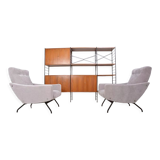 Pair of armchairs model "Galion" designed by Gilbert Steiner, published by Steiner, 1955