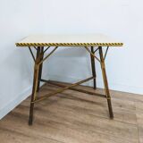 Vintage wicker side dining table