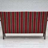 Canapé 2 places danois des années 1960 par Fritz Hansen, laine d'ameublement.