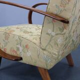 1950s Refurbished Jindrich Halabala  Armchair, Czechoslovakia