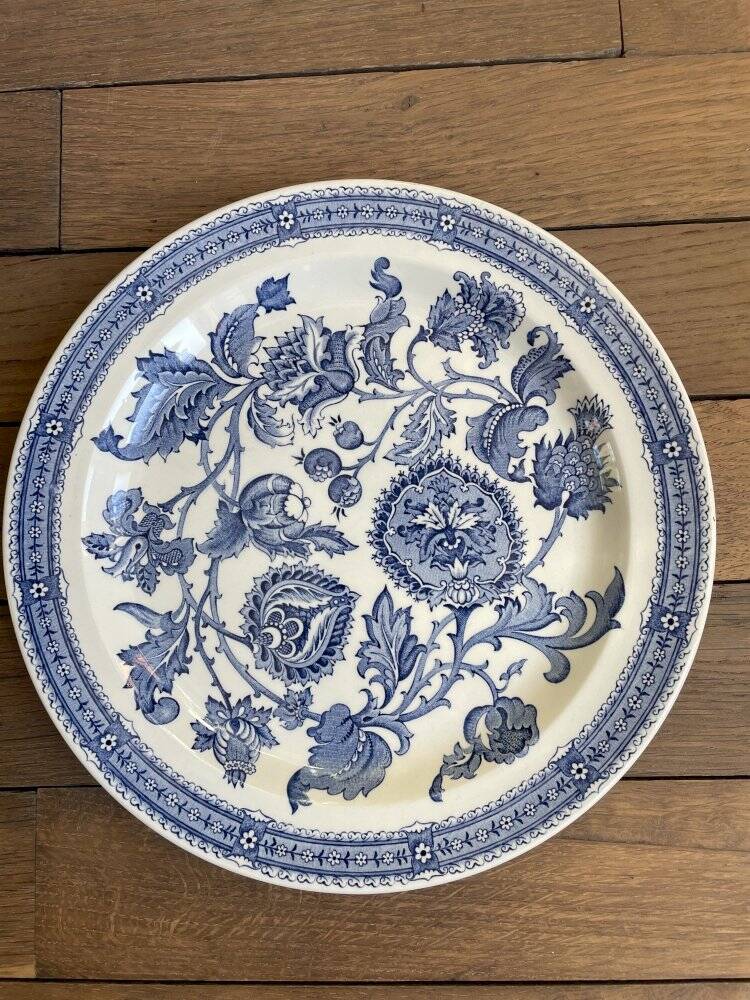 Ridgway Jacobean blue plate