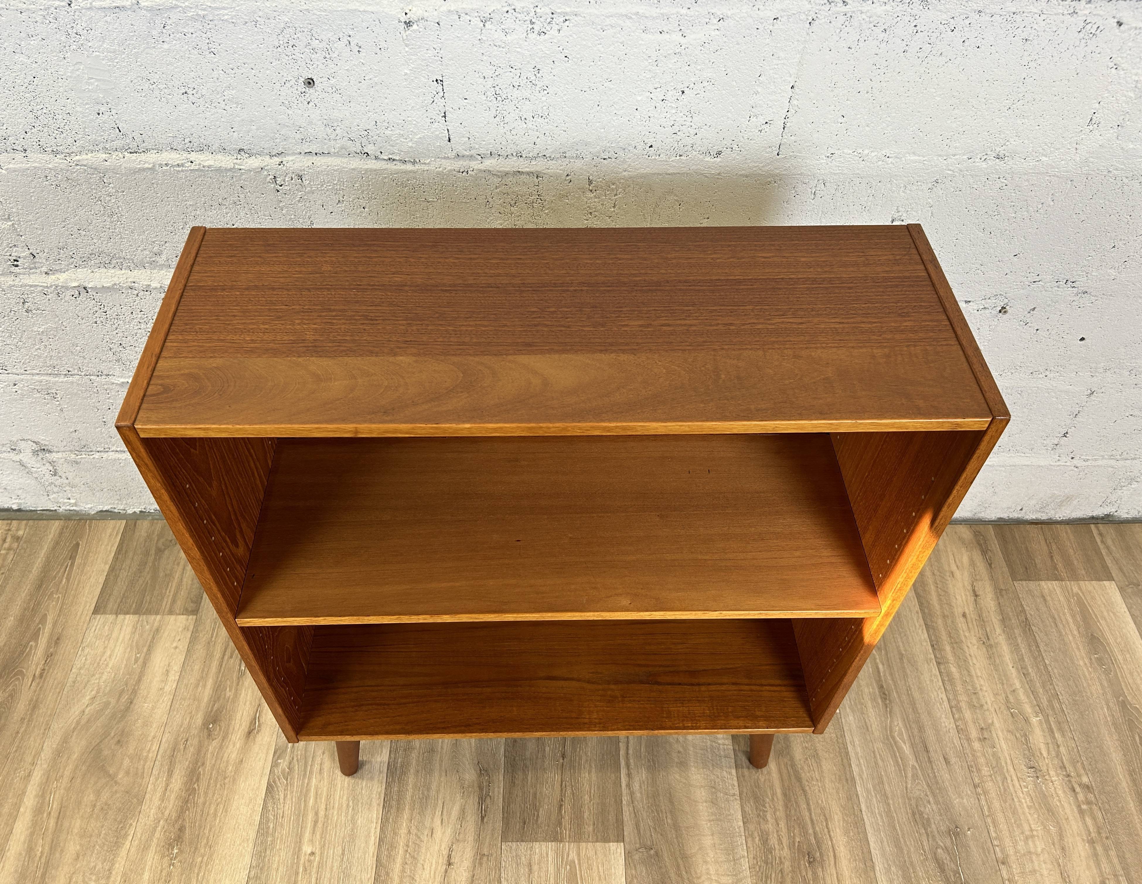 Vintage Scandinavian teak bookcase by Denka, 1960s