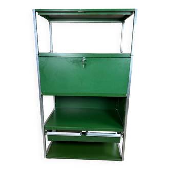 Vintage italian top storage cabinet 75's by alberto rosselli for facomet