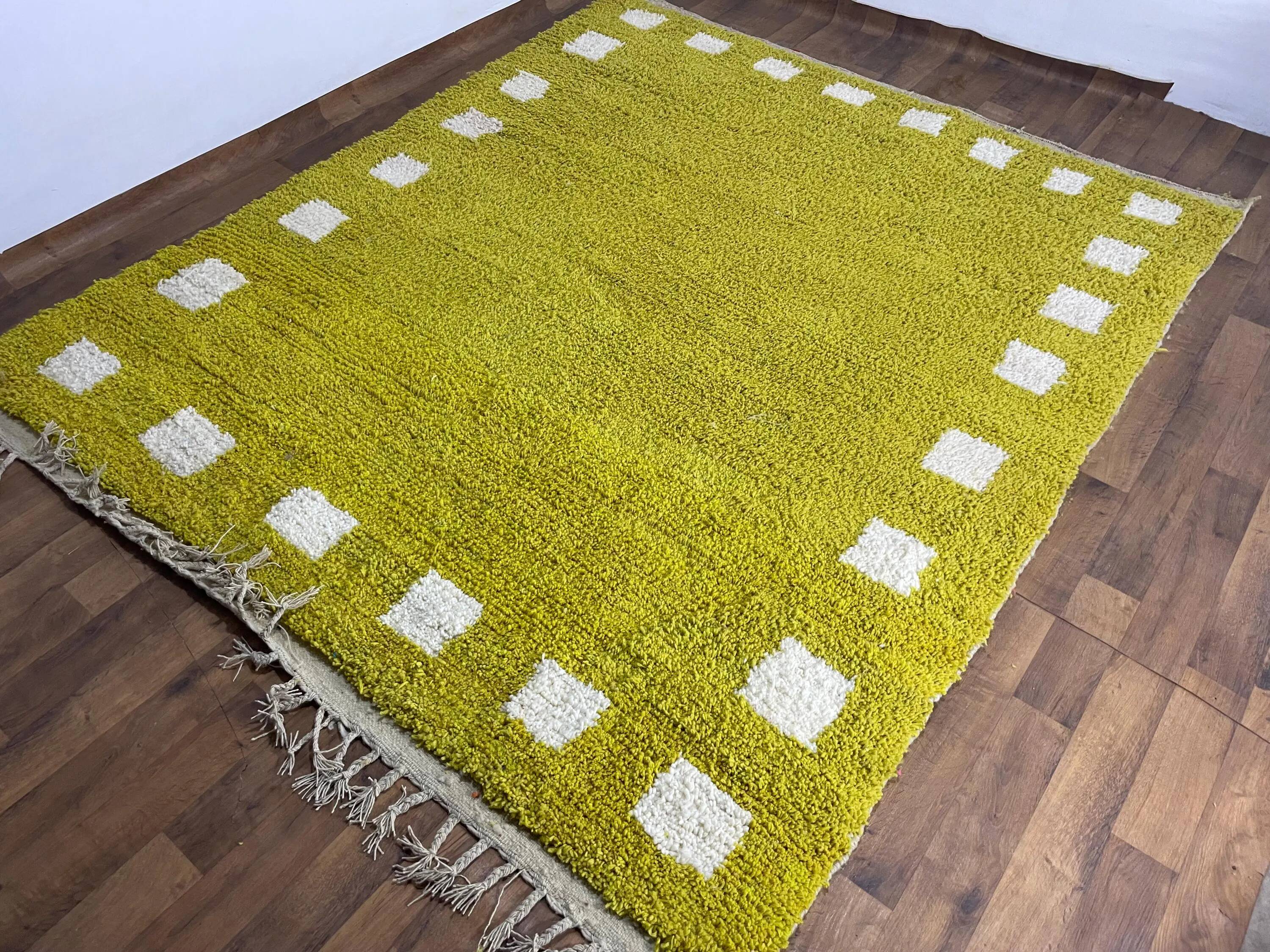 Handmade Moroccan rug, pure wool, 3x2 m.