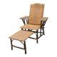 Rattan  and wicker lounge chair vintage 1920