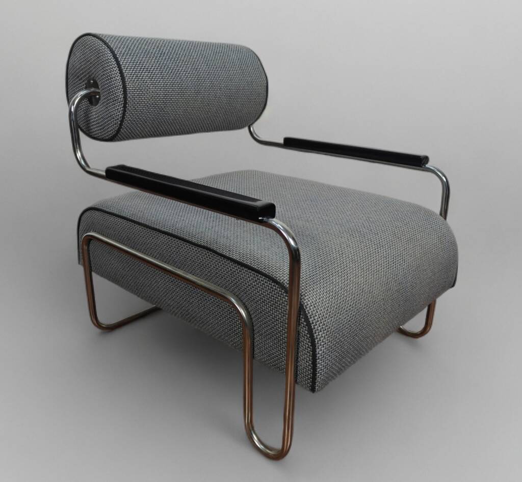 Pair of Bauhaus style armchairs 1930s