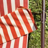 Vintage portable and removable deckchair
