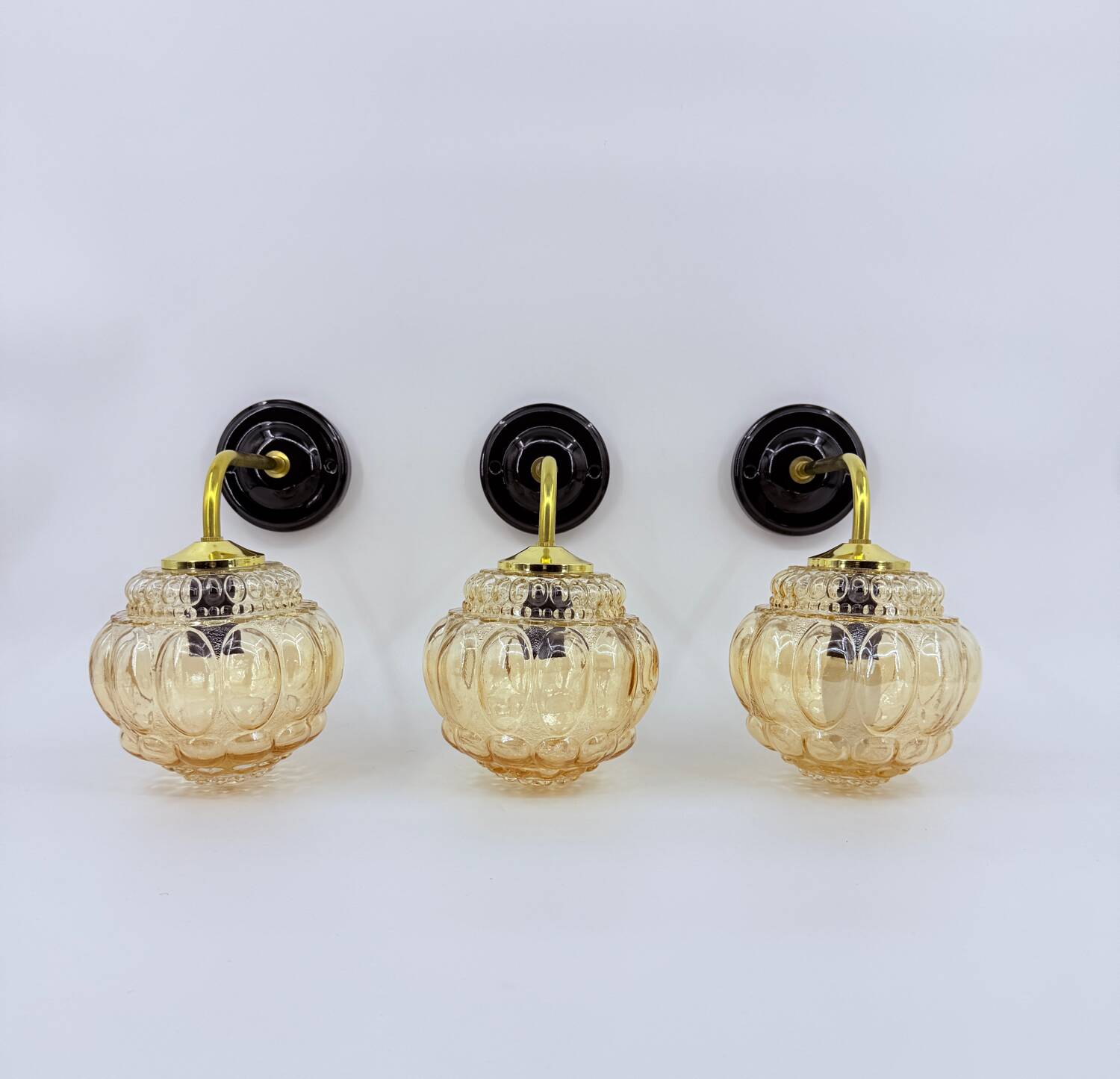 Appliques Bubble ambrées