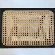 Tabouret en cannage pliant noir