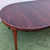 Extendable dining table in rosewood – Ib Kofod-Larsen – Denmark,
