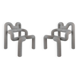 Pair of Gray Ekstren Armchairs - Comfort and Style