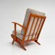 Wooden Midcentury armchairs with spindles from the 1960s