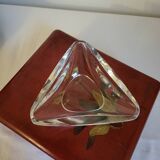 Val St Lambert Crystal Pocket Ashtray