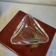Val St Lambert Crystal Pocket Ashtray