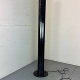 Italian iconic black Artemide Megaron uplighter floor lamp 1980s