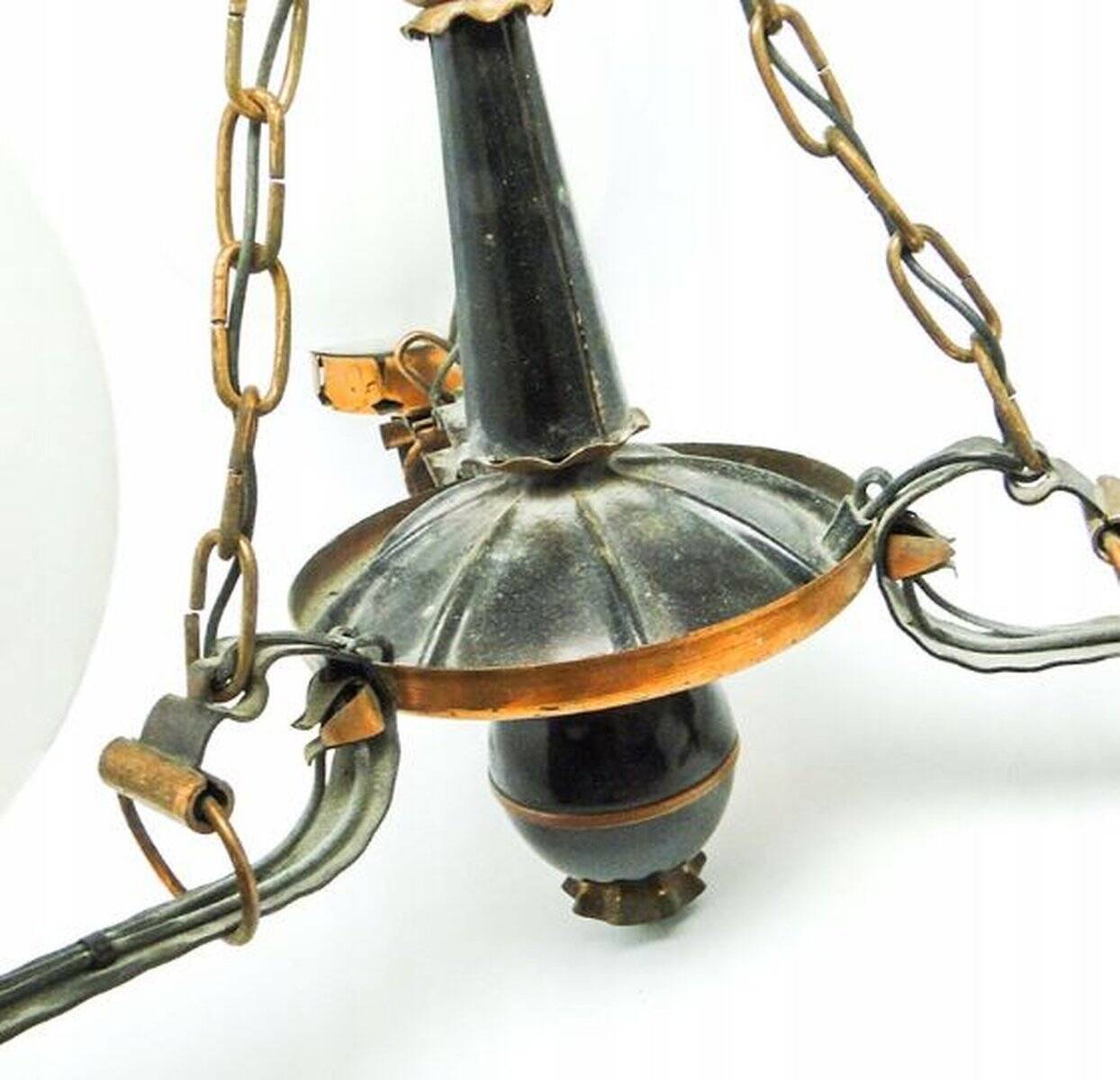 Chandelier du milieu du siècle, Pologne, années 1970