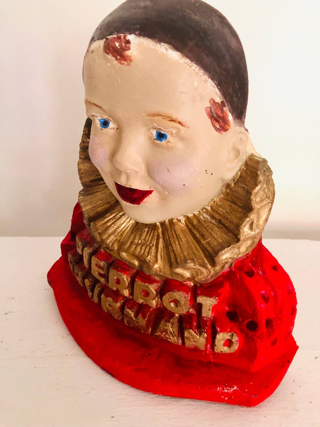 Pierrot gourmand lollipop holder old vintage