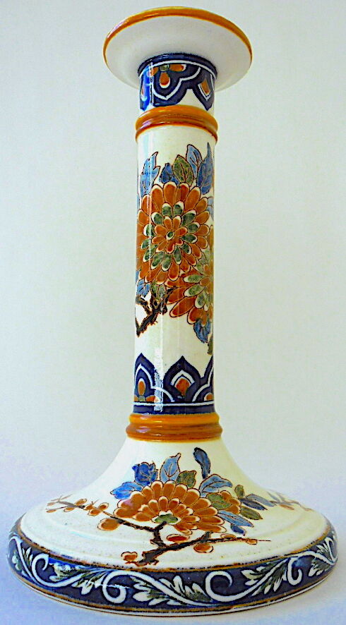 Gien's ancient earthenware candlestick