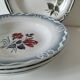 4 deep plates Digoin Sarreguemines – models Marinette & Adèle