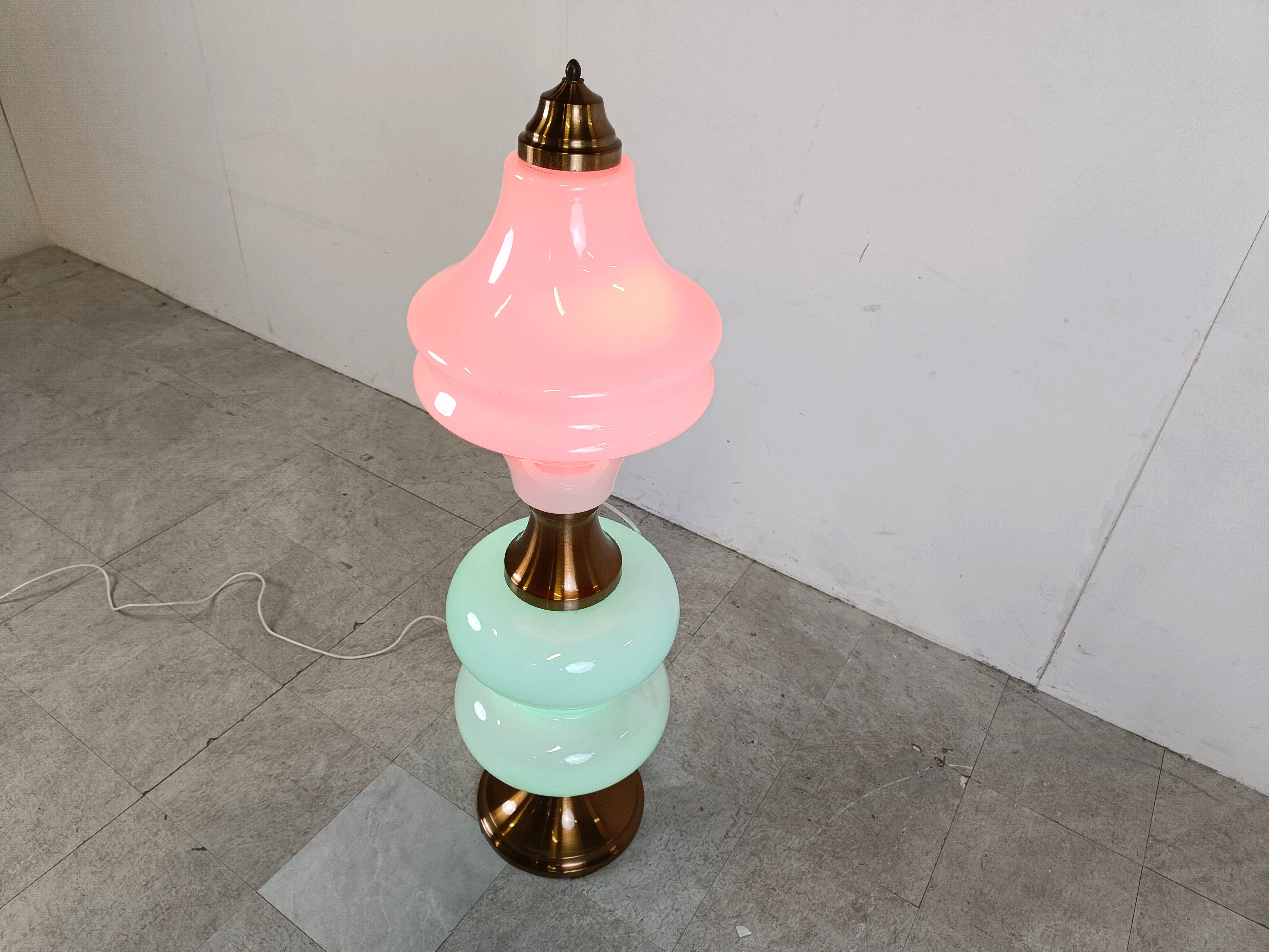 Vintage floor lamp by Mazzega, 1960s